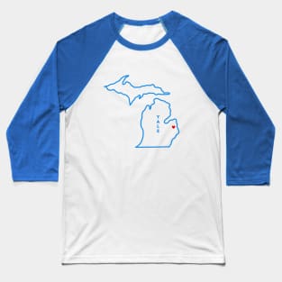 Yale MI Love (Blue) Baseball T-Shirt